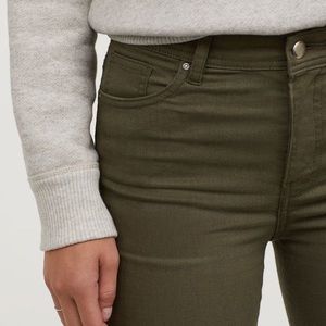 H&M Divided Olive Green Skinny Trouser New